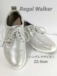 Regal Walker（リーガルウォーカー)シルバーレザースニーカーのサムネイル