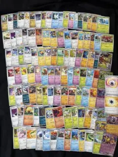 ポケモンカード まとめ売り ノーマル100枚 キラ8枚 ex入り 初心者おすすめ