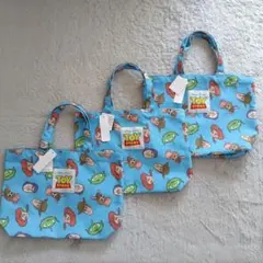 3点セット　トイストーリー　トートバッグ　レッスンバッグ　ディズニー