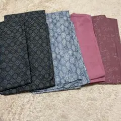 着物セット（青系・ピンク系）　アンサンブル　袷　単衣