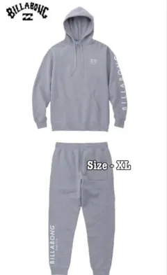 ビラボン BILLABONG メンズ スウェットロゴセットアップ XL