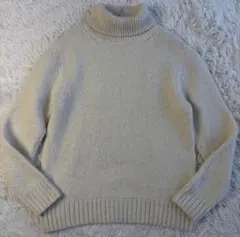 ユナイテッドアローズ アルパカ100% タートルネック ニット ペルー産