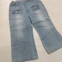 ハーフパンツ 140サイズ 薄いデニム