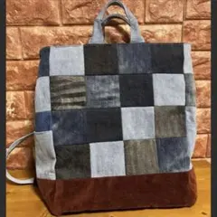 パッチワークトートバッグ