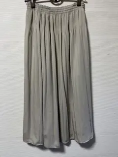ユニクロ シフォン ギャザーロングスカート M