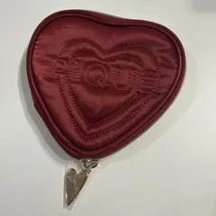 ジェラートピケ ハート型　アクセサリーポーチ