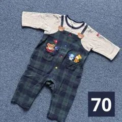 ミキハウス ロンパース 70cm