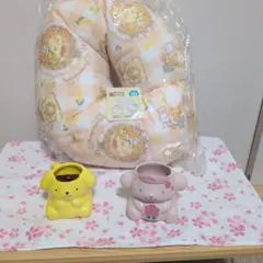 未使用　ポムポムプリン U字型枕とマグカップセット