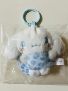 サンリオ　ヒョウ柄ハート ふわちびフレンズマスコット　シナモロール　シナモン