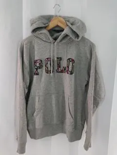 POLO RALPH LAUREN 花柄ロゴ フーディパーカー Sサイズ