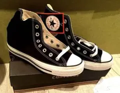 新品未使用 24.5㎝ コンバース ブラック ハイカット スニーカー