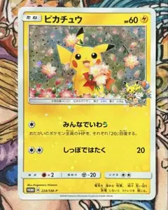 ピカチュウ　PROMO SM-Pプロモカード 224/SM-P
