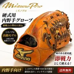 【即戦力】Mizuno Pro ミズノプロ 硬式 内野手用 グローブ 公式用
