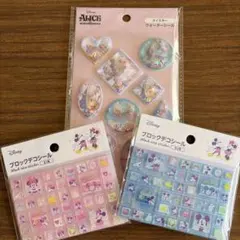 ブロックデコシール　ウォーターシール　オイスター　ミッキー　ミニー