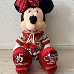 ディズニーリゾート　クリスマス　ミニー　ぬいぐるみ　2019 35周年
