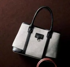 新品 ジュンコ コシノ イコール エルガリー手提げバッグ ブラック