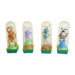 当時物！　ディズニー・ピクサー映画『バグズ・ライフ』フギュア・スタンプ　セット