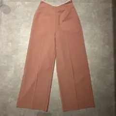 eimyistoireウエストパール装飾 ワイドスラックス ピンク