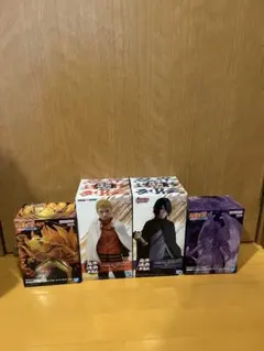 ナルト サスケ アクションフィギュア 4体セット
