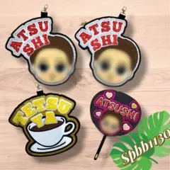 ATSUSHI TETSUYA ネームボード キーホルダー ネームプレート