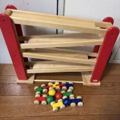 ニチガン くるくるスロープ 木製 知育玩具 木のおもちゃのサムネイル