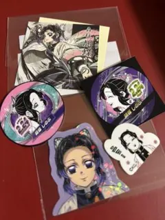 鬼滅の刃　柱展　ホログラムステッカー　胡蝶しのぶ　幕末画　フレークシール