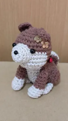 あみぐるみ 子犬 ハンドメイド