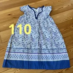 BEAMS mini 花柄ノースリーブワンピース 110のサムネイル