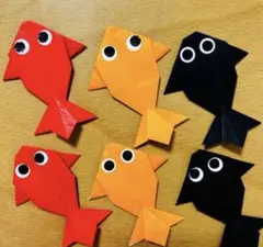 200個 金魚 折り紙 ハンドメイド 夏祭り 夏 7月 6月 保育園 秋祭り