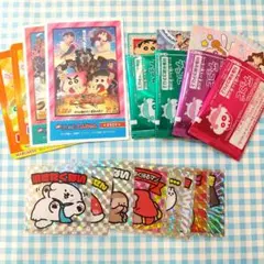 シール まとめ クレヨンしんちゃん チョコビ あなたとがんばるあにまるず セット