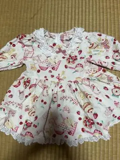 スイーツ柄 コットンワンピース