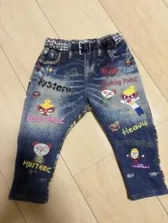 HYSTERIC MIN デニムチェックパンツ ライクアデニム90cm