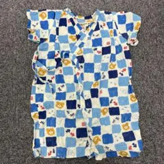 ミキハウス 甚平 ロンパース Hot Biscuits 80