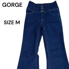 Y2K GORGE フレアデニム M ハイウエスト インディゴ 美品