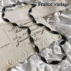 フランスヴィンテージ エナメルリーフモチーフのチェーンネックレスのサムネイル