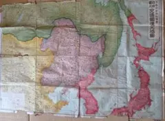 古地図　南閻浮提諸国集覧之図　花坊兵蔵作 南閻浮提諸国集覧之図【あかつき書房】神戸 古地図買取 灘/六甲/芦屋
