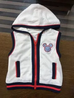 Disney ジャンボリミッキー　メッシュパーカー ベスト　90cm-100cmのサムネイル