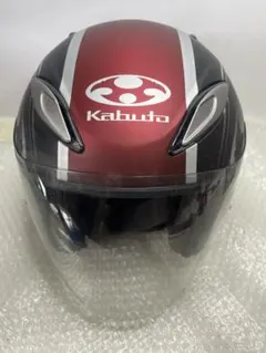 Kabuto ジェットヘルメット ブラック レッド - メルカリ