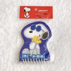 SNOOPYスヌーピーJOECOOLリングメモ帳未使用 PEANUTSレトロ文具