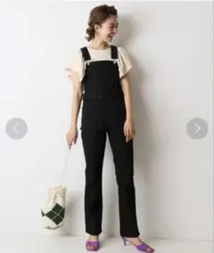 【値下げしました】U by SPICK&SPAN タイトデニムオールインワン