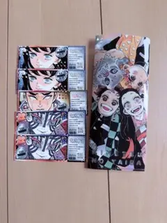 鬼滅の刃 ジャンプ9月号 無一郎 猗窩座 悲鳴嶼行冥 チケット風ステッカー