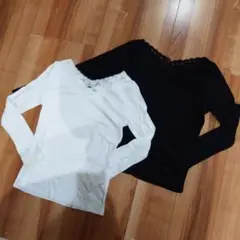 袖レース Tシャツ