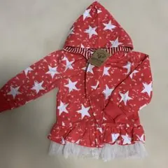 HUANZHU KIDS 赤 星柄 トレーナー 100サイズ