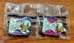 [ピンバッジ２個]Disneyドナルド＆デイジー　３５周年ドリーミング・アップ！