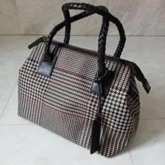 ラルフローレン　ハウンドトゥース ハンドバッグ