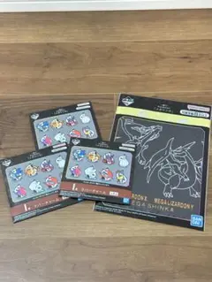一番くじ Pokémon 「メガシンカ」メガリザードン ラバーチャーム等
