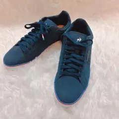 ルコックスポルティフle coq sportif スニーカーネイビー25.5㎝のサムネイル