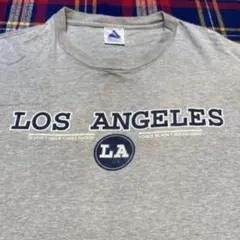 LOS ANGELES プリント delta Tシャツ グレー L