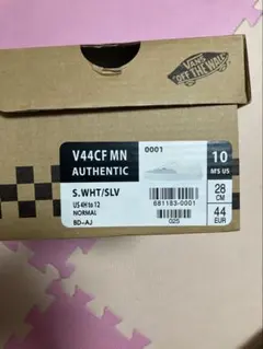 VANS AUTHENTIC V44CF MN 28cm min-nanoコラボ