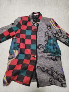 Visage チェック柄コート